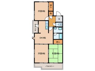 ハピネス末広の物件間取画像